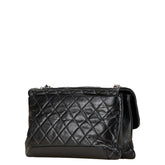 シャネル ココマーク マトラッセ 斜め掛け チェーン ショルダーバッグ ブラック レザー レディース CHANEL 【中古】